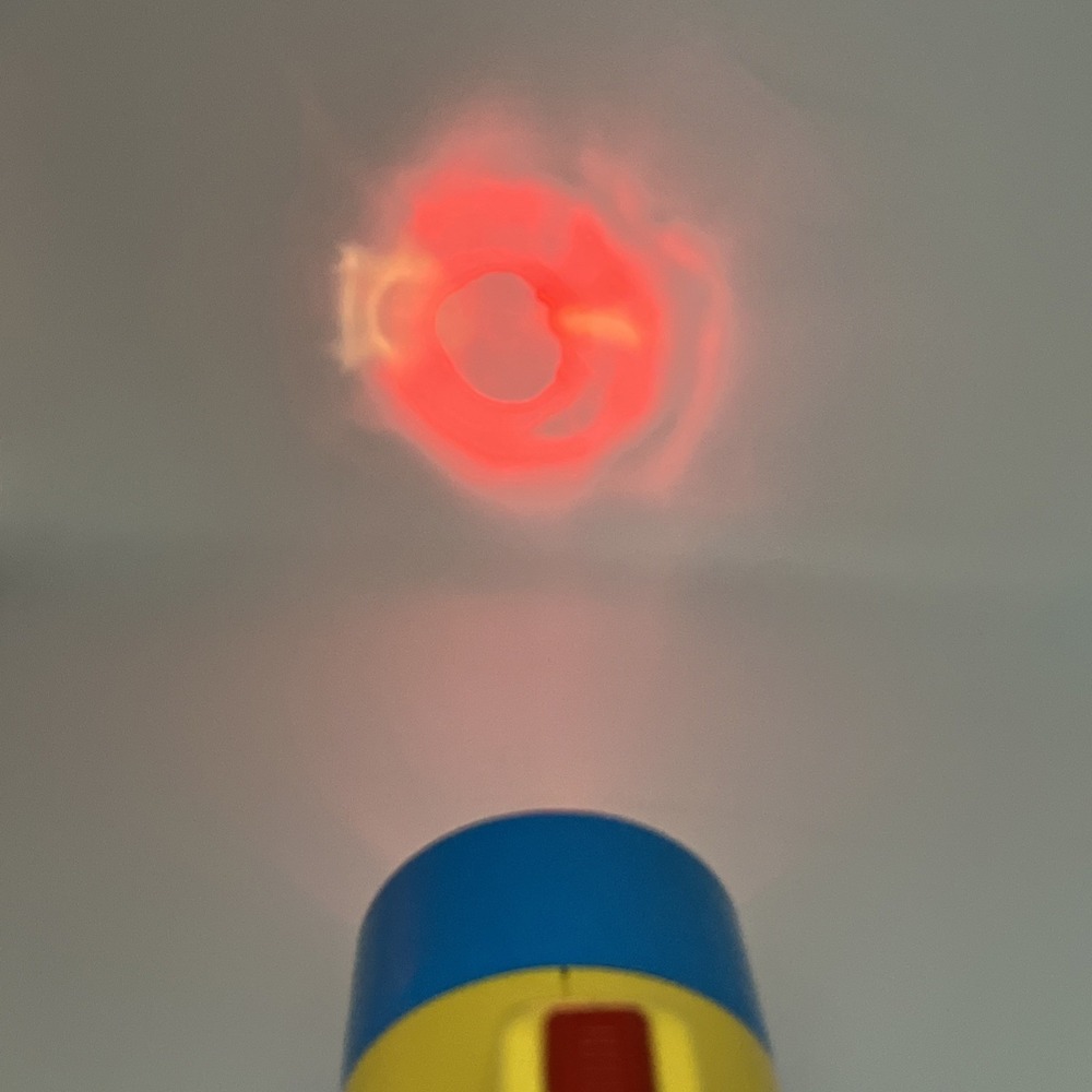 Vintage Playskool Kids Flashlight 1988 Working Red & Green Clear Filter Lenses - Picture 9 of 15